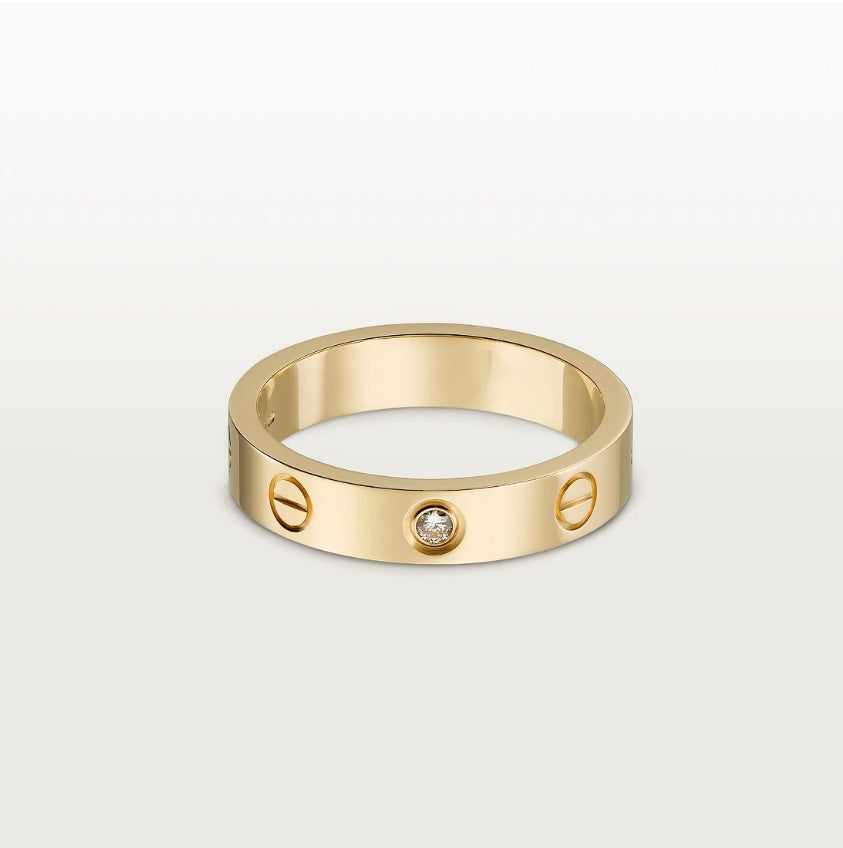 BAGUE LOVE, 3 DIAMANTS